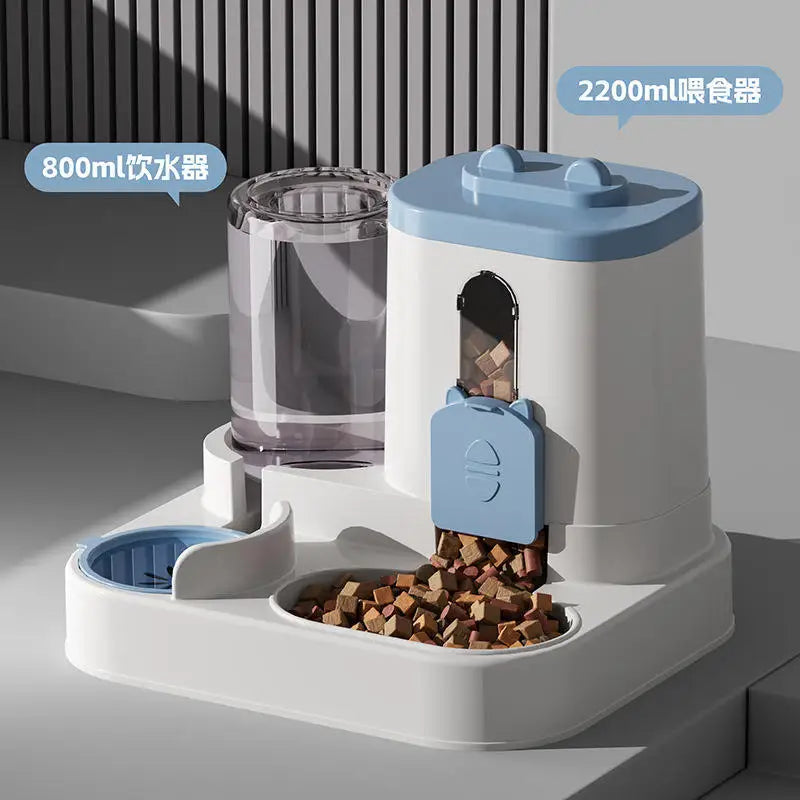 Dog & Cat Automatic Feeder & Waterer Set