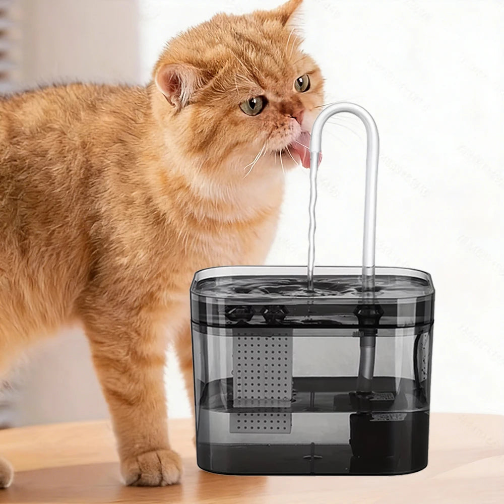1.5L Pet Water Fountain for Cats and Dogs